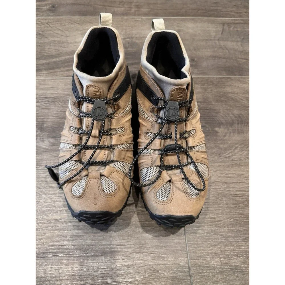 Merrell Chameleon 8 Stretch Men’s Hiking Boot, Size 7.5, Kangaroo